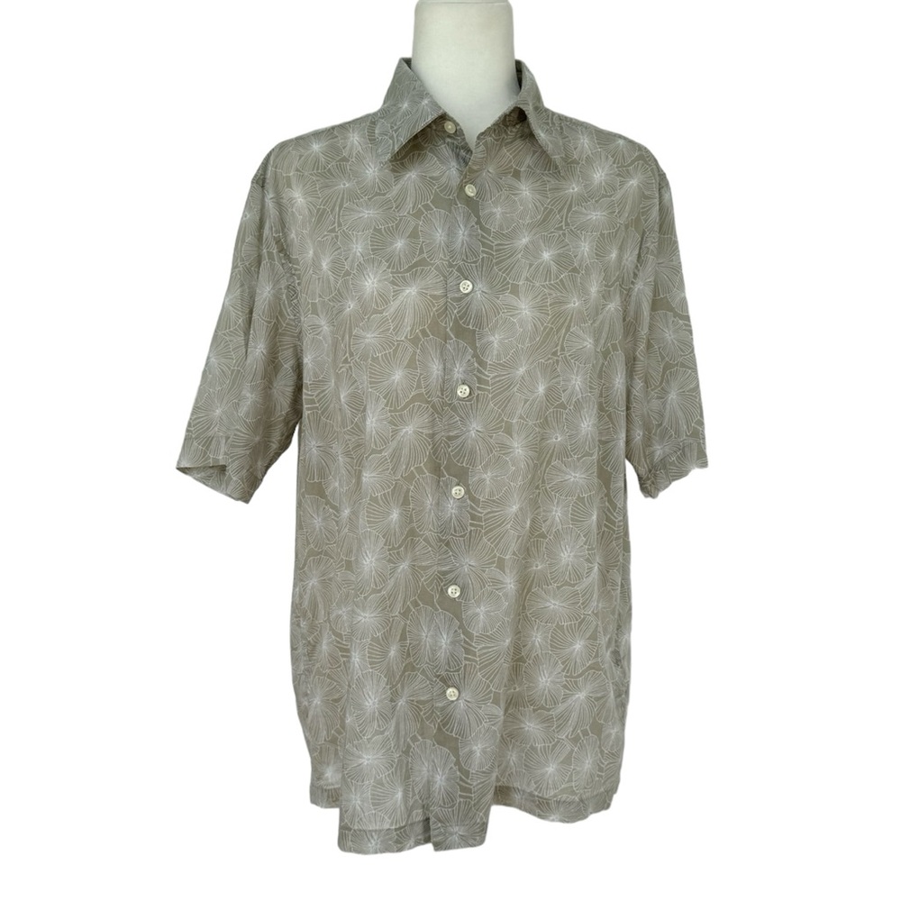 Claiborne Lightweight Floral Print Button Down Shirt